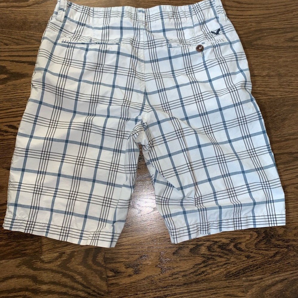 American Eagle mens 33W longboard plaid shorts - Picture 3 of 7